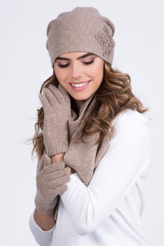 Стильна жіночна шапка "Лілі" (Lilly) &mdash; 25 гірчиця 1308916038 фото