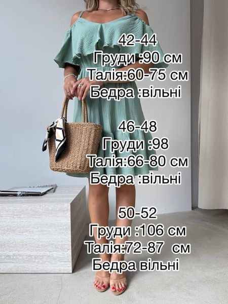 Чёрное женское платье из муслина с открытыми плечами и воланом 350 im 350 фото