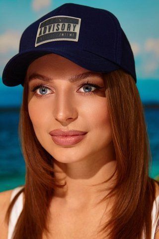Стильна класична коттонова бейсболка кепка &mdash; 1372 синій 10082477 фото